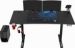 Obrázok pre výrobcu ULTRADESK Herný stôl LEVEL V2 BLUE, 140x68cm, 72-117cm, elektricky nastaviteľná výška, s XXL podložkou pod myš, držiak slúchadiel