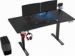 Obrázok pre výrobcu ULTRADESK Herný stôl LEVEL V2 BLUE, 140x68cm, 72-117cm, elektricky nastaviteľná výška, s XXL podložkou pod myš, držiak slúchadiel