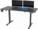 Obrázok pre výrobcu ULTRADESK Herný stôl LEVEL V2 BLUE, 140x68cm, 72-117cm, elektricky nastaviteľná výška, s XXL podložkou pod myš, držiak slúchadiel