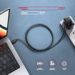Obrázok pre výrobcu AXAGON BUCM2-CM25AB, CHARGE kabel USB-C <-> USB-C, 2.5m, Hi-Speed USB, PD 240W 5A, ALU, oplet, černý