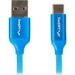 Obrázok pre výrobcu LANBERG CA-USBO-21CU-0010-BL Premium cable USB-C M A M 2.0 1M Blue Super Charge