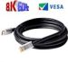 Obrázok pre výrobcu Club3D Kabel certifikovaný DisplayPort 1.4, HBR3, 8K60Hz (M/M), stříbrné koncovky, 4m, 24 AWG