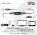 Obrázok pre výrobcu Club3D Active DisplayPort adaptér 1.4 4K120HZ HBR3 (F/F), čierna