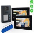 Obrázok pre výrobcu EVOLVEO DoorPhone AP2-2 drátový videotelefon pro dva byty s aplikací, černý