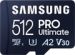 Obrázok pre výrobcu Samsung PRO Ultimate micro SDXC 512GB /200MBps/UHS-I U3 / Class 10/+ Adaptér/Modrá