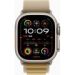 Obrázok pre výrobcu Apple Watch Ultra 2 GPS + Cellular 49mm Natural Titanium Case with Tan Alpine Loop - Small