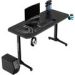 Obrázok pre výrobcu ULTRADESK Herný stôl FRAG - WHITE V3, 140x60 cm, 76 cm, s XXL podložkou pod myš, s ultradesk BEAM, držiak slúchadiel aj nápojov