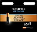 Obrázok pre výrobcu Duracell Optimum alkalická baterie 8 ks (AAA)