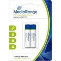 Obrázok pre výrobcu Batérie nabíjateľné Mediarange 1000 mAh NiMH HR03 (AAA) 2ks Blister