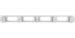 Obrázok pre výrobcu LANBERG AK-1205-S Lanberg cable management panel type B, 19, 1U, grey