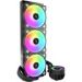 Obrázok pre výrobcu ARCTIC Liquid Freezer III - 420 A-RGB (Black) : All-in-One CPU Water Cooler with 420mm radiator and