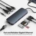 Obrázok pre výrobcu Hyper HyperDrive Next 11 Port USB-C Hub - Midnight Blue