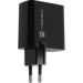 Obrázok pre výrobcu Univerzální USB nabíječka Natec RIBERA GaN 45W, 1X USB-A, 1X USB-C, černá