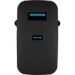 Obrázok pre výrobcu Univerzální USB nabíječka Natec RIBERA GaN 45W, 1X USB-A, 1X USB-C, černá