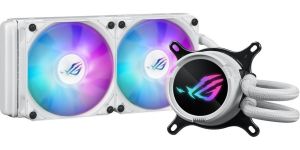 Obrázok pre výrobcu ASUS vodní chladič CPU AIO ROG STRIX LC III 240 ARGB WHITE, 2x120mm, LGA1851, AM5