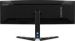 Obrázok pre výrobcu Lenovo Legion R45w-30, 44,5", VA, 5120x1440, 1ms, 450 cd, USB-C, HDMI,DP,165 Hz, ADAP-SYNC, RJ45 dock+dobijanie NTB,3y