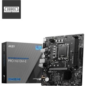 Obrázok pre výrobcu MSI PRO H610M-E, 1700, Intel H610, 2xDDR5, mATX