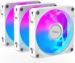Obrázok pre výrobcu Gigabyte AORUS EZ CHAIN FAN 120 ICE, ARGB, white, 3-Pack