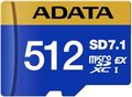Obrázok pre výrobcu ADATA MicroSDXC karta 512GB Premier Extreme SD7.1, U3, C10, V30 (R:800/W:700 MB/s)