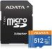 Obrázok pre výrobcu ADATA MicroSDXC karta 512GB Premier UHS-I C10 V10 (R:100/W:25 MB/s) + SD adaptér