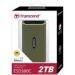 Obrázok pre výrobcu Transcend ESD380C 2TB USB 3.2 Gen 2x2 (USB-C) Externí Anti-Shock SSD disk (3D TLC), 2000MB/R, 2000MB/W, armádní zelená