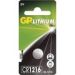 Obrázok pre výrobcu Batéria líthiová, CR1216, CR1216, 3V, GP, blister, 1-pack
