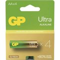 Obrázok pre výrobcu Batéria alkalická, AA (LR6), AA, 1.5V, GP, blister, 4-pack, ULTRA