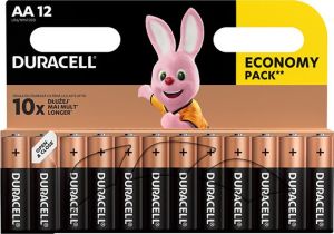 Obrázok pre výrobcu Batéria alkalická, AA (LR6), AA, 1.5V, Duracell, blister, 12-pack, 42305, Basic