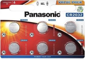 Obrázok pre výrobcu PANASONIC Lithiová baterie (knoflíková) CR-2032EL/6BP 3V /1ks