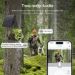 Obrázok pre výrobcu Viking solární outdoorová HD kamera HDs04 4G, zelená