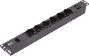 Obrázok pre výrobcu APC Easy PDU, Basic, 1U, 10A, 230V, (6) Schuko a (1) C13, IEC C14 (2.5m)