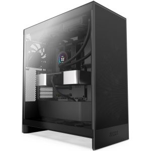 Obrázok pre výrobcu NZXT skříň H7 Flow edition / ATX / 3x 120 mm fan / USB-C / 2x USB / prosklená bočnice / mesh panel / černá