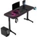 Obrázok pre výrobcu ULTRADESK Herný stôl FRAG - PINK V3, 140x60 cm, 76 cm, s XXL podložkou pod myš, s ultradesk BEAM, držiak slúchadiel aj nápojov