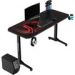 Obrázok pre výrobcu ULTRADESK Herný stôl FRAG - RED V3, 140x60 cm, 76 cm, s XXL podložkou pod myš, s ultradesk BEAM, držiak slúchadiel aj nápojov