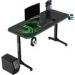 Obrázok pre výrobcu ULTRADESK Herný stôl FRAG - GREEN V3, 140x60 cm, 76 cm, s XXL podložkou pod myš, s ultradesk BEAM, držiak slúchadiel aj nápojov