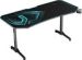 Obrázok pre výrobcu ULTRADESK Herný stôl FRAG XXL BLUE, 160 x 75 cm, 75 cm, držiak nápojov a slúchadiel, stojan BEAM, s celoplošnou XXL podložkou pod