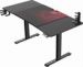 Obrázok pre výrobcu ULTRADESK Herný stôl LEVEL V2 RED, 140x68cm, 72-117cm, elektricky nastaviteľná výška, s XXL podložkou pod myš, držiak slúchadiel a