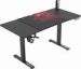 Obrázok pre výrobcu ULTRADESK Herný stôl LEVEL V2 RED, 140x68cm, 72-117cm, elektricky nastaviteľná výška, s XXL podložkou pod myš, držiak slúchadiel a