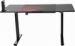 Obrázok pre výrobcu ULTRADESK Herný stôl LEVEL V2 RED, 140x68cm, 72-117cm, elektricky nastaviteľná výška, s XXL podložkou pod myš, držiak slúchadiel a