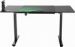 Obrázok pre výrobcu ULTRADESK Herný stôl LEVEL V2 GREEN, 140x68cm, 72-117cm, elektricky nastaviteľná výška, s XXL podložkou pod myš, držiak slúchadiel