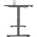 Obrázok pre výrobcu ULTRADESK Herný stôl Ultradesk CRUISER BLACK, 160x70 cm, 66-82 cm, držiak slúchadiel, 3 otvory pre káble, výškovo nastaviteľný, s