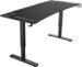 Obrázok pre výrobcu ULTRADESK Herný stôl Ultradesk CRUISER BLACK, 160x70 cm, 66-82 cm, držiak slúchadiel, 3 otvory pre káble, výškovo nastaviteľný, s
