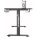 Obrázok pre výrobcu ULTRADESK Herný stôl MOMENTUM - Black, 152,5x70 cm, 75,5 cm, s XXL podložkou pod myš, držiak slúchadiel, nápojov, mobila
