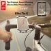 Obrázok pre výrobcu Držiak na mobil Bone Bike Tie X, na bycikel, nastaviteľná veľkosť, čierny, 4-6", silikón, na pripevnenie na riadidlá, čierna