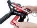 Obrázok pre výrobcu Držiak mobilu a powerbanky Bone Bike Tie 3 Pro Pack, na bycikel, nastaviteľná veľkosť, červený, 4-6.5", silikón, na riadidlá, červ