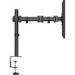 Obrázok pre výrobcu Polohovatelný držiak ULTRADESK SKELETON Single pre monitor, 2-9KG, svorka a priechodka stola, 17"-30", 75x75/100x100, čierny