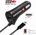 Obrázok pre výrobcu Adaptér do auta SWISSTEN 12W, 1 port, USB-A, kábel USB-C