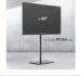 Obrázok pre výrobcu ONKRON Univerzálny podlahový TV stojan so sklenenou základňou pre 30"-60" TV do 41 kg, čierna VESA: 100x100 - 400x400