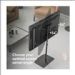Obrázok pre výrobcu ONKRON Univerzálny podlahový TV stojan so sklenenou základňou pre 30"-60" TV do 41 kg, čierna VESA: 100x100 - 400x400