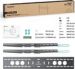 Obrázok pre výrobcu ONKRON pevný TV držiak na stenu pre 60 až 110-palcové LED TV, 120 kg, čierny,VESA: min 200x200 - max 800x600